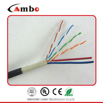 CAT5 network cable cctv camera power cable